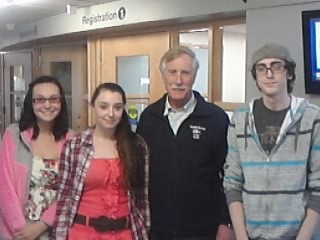 Students Meet with Angus King